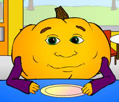 Hungry Pumpkin food game No! I dont want that! Give me food!